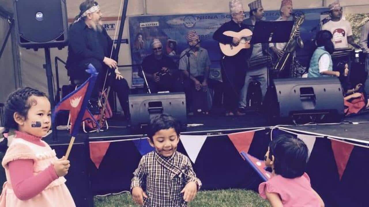 Performers at Nepal Festival Adelaide.
