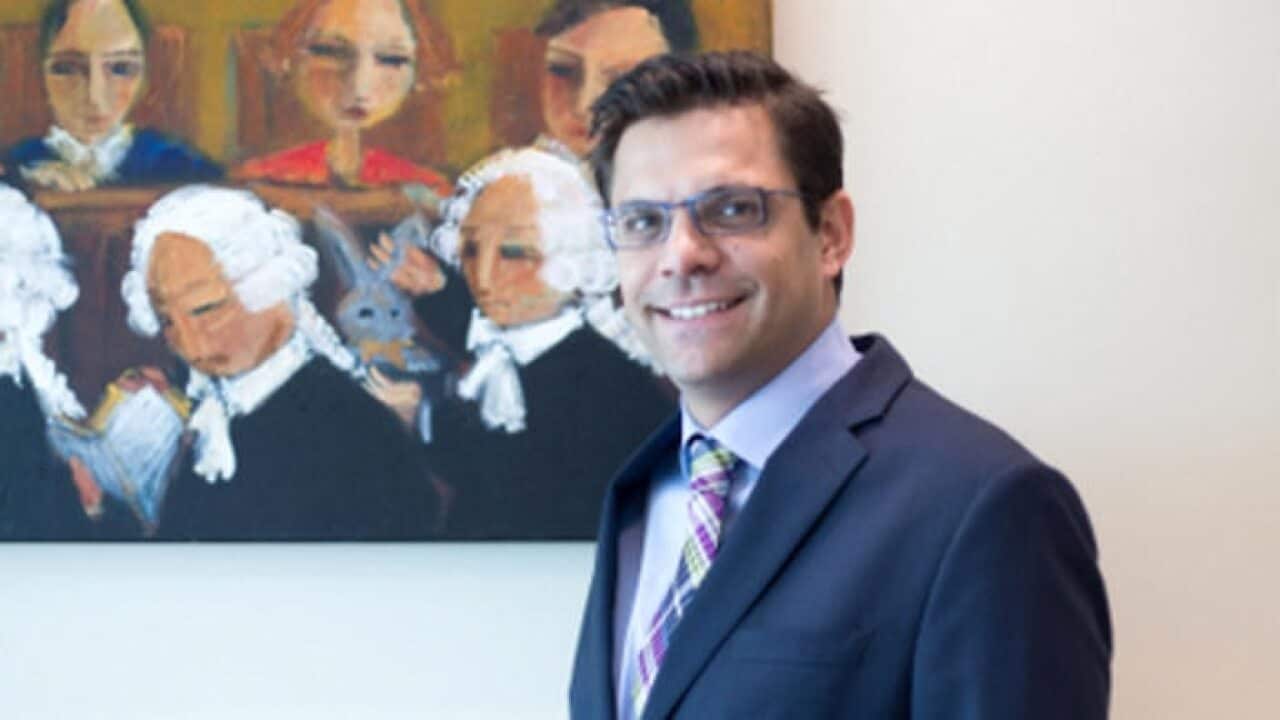 Nathan Jarro will begin his new role at the Brisbane District Court on Monday. (Clashfern Chambers) 