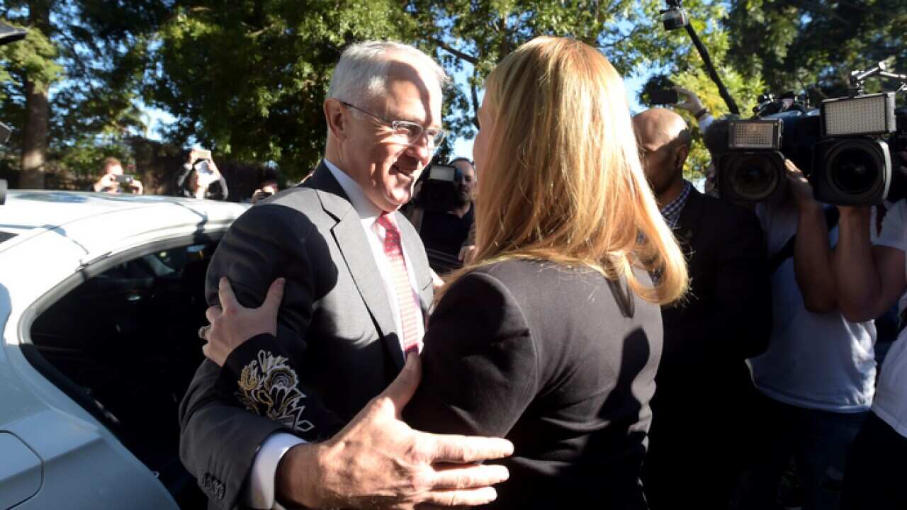 Prime Minister Malcolm Turnbull on the campaign trail in Sydney.