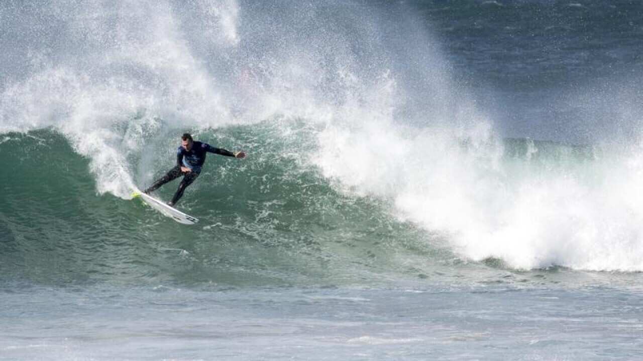 Supplied image of Australian Joel Parkinson surfing Jeffreys Bay.