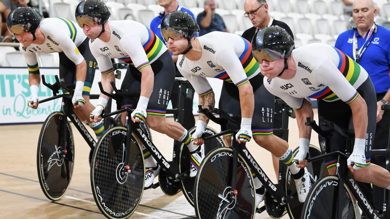 Australian mens pursuit team