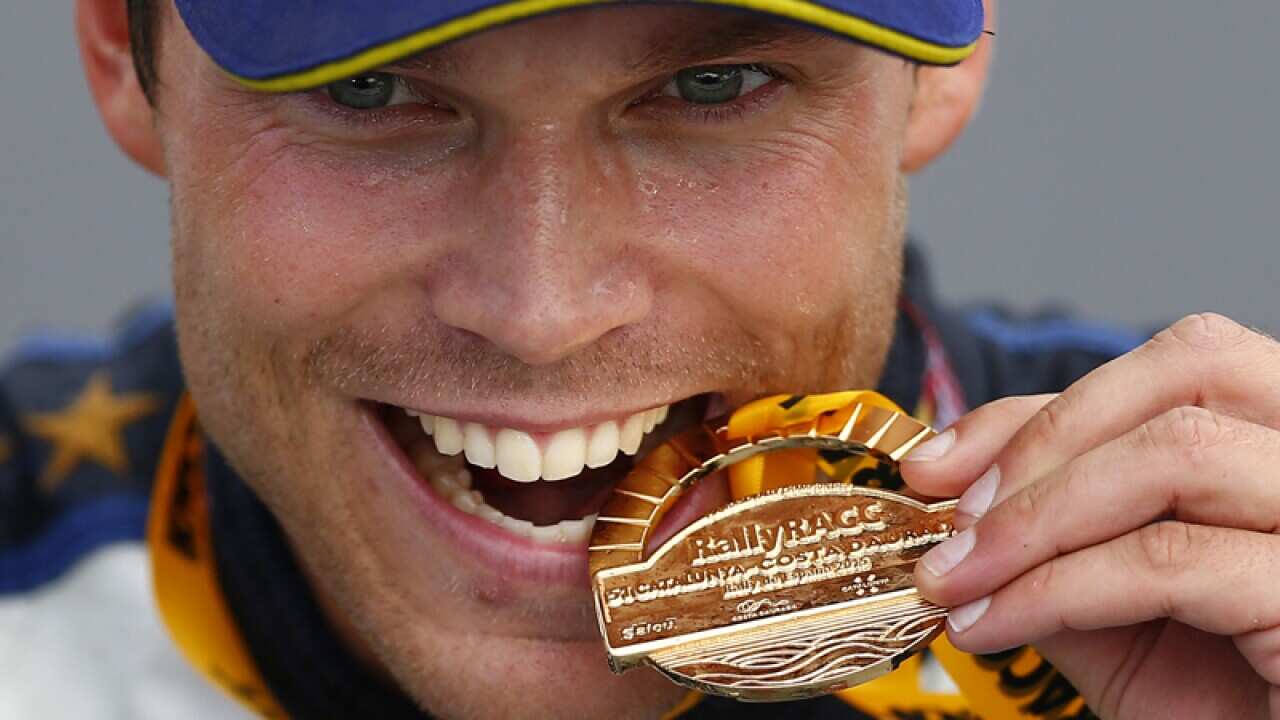 Winner of the 51th Rally of Catalunya Andreas Mikkelsen of Norway