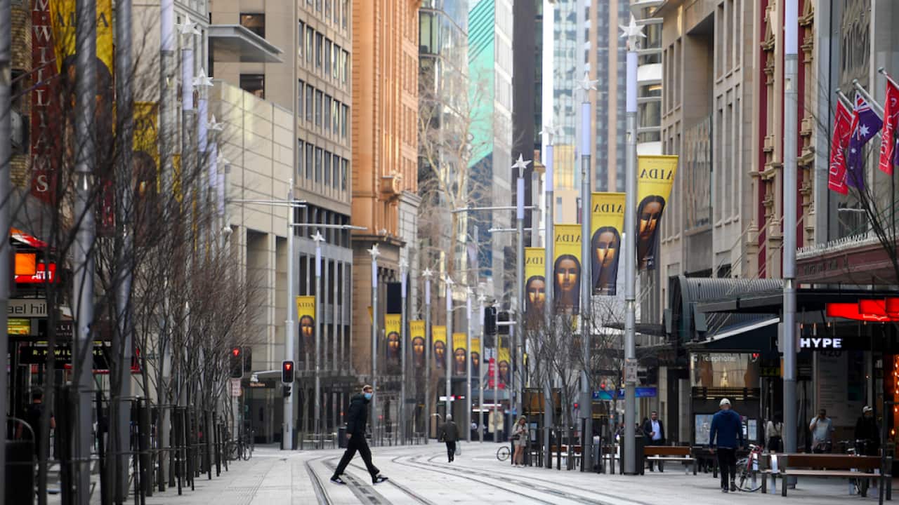 A general view of George Street, in the central business district of Sydney.