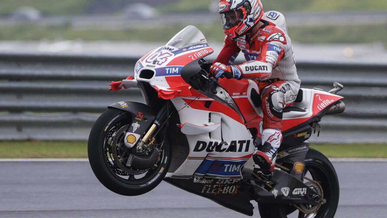 Italian MotoGP rider Andrea Dovizioso