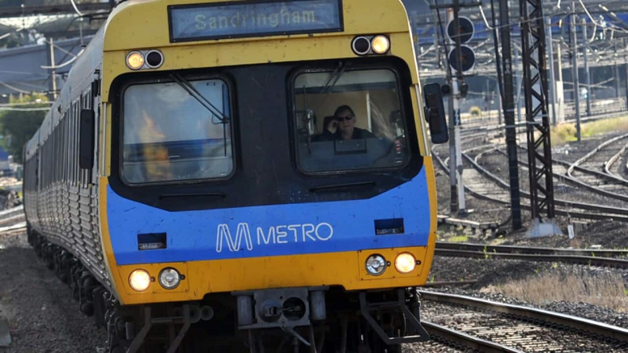 A Melbourne Metro train