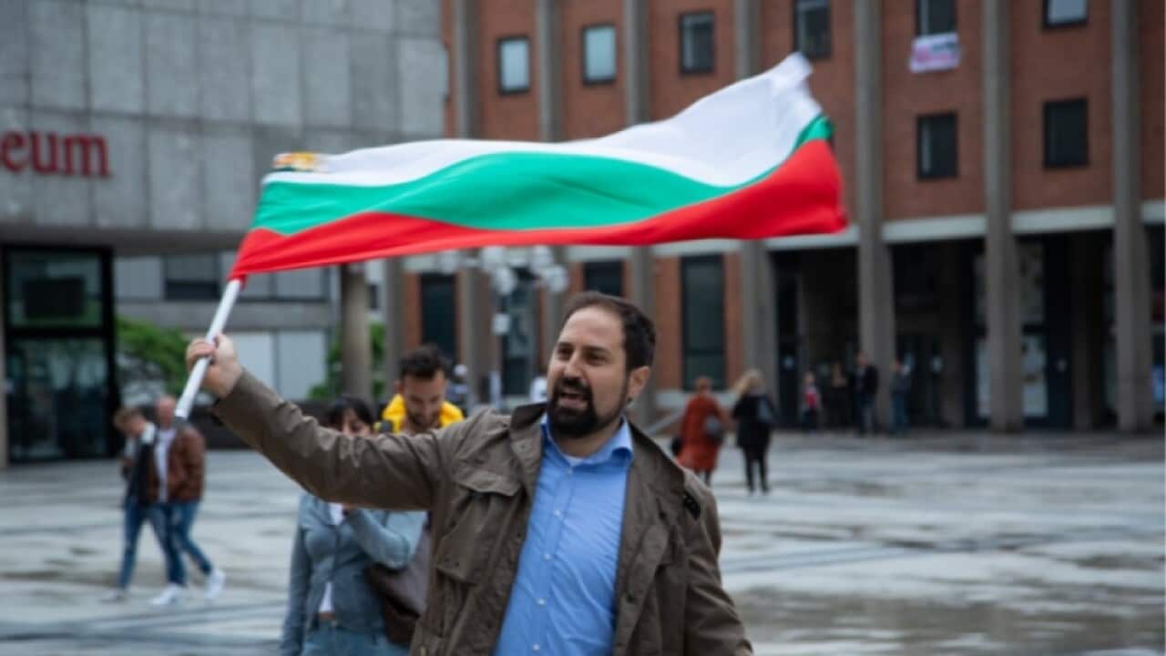 Протест на българите в Германия.