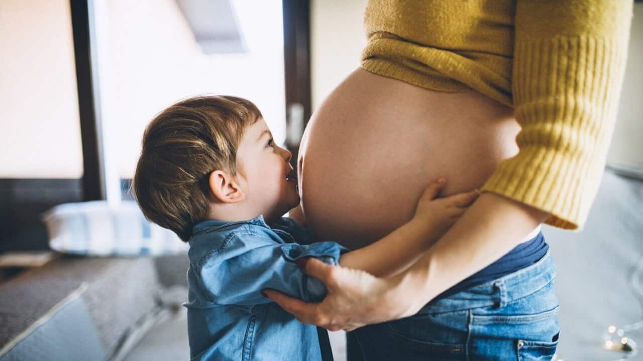 یک زن باردار