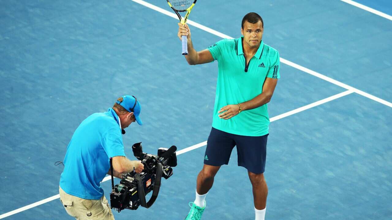Jo-Wilfried Tsonga of France