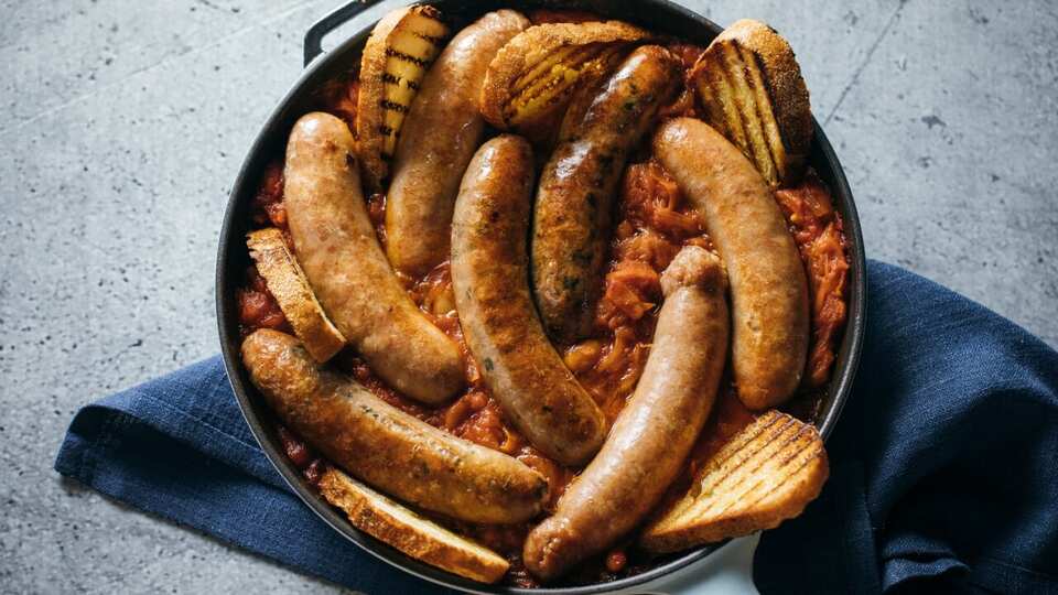 Sausage soakup SBS The Cook Up with Adam Liaw