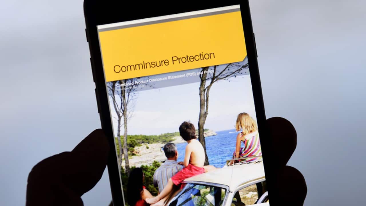 Commonwealth Bank's CommInsure product advertising