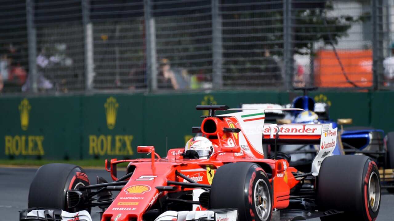 Sebastian Vettel of Germany