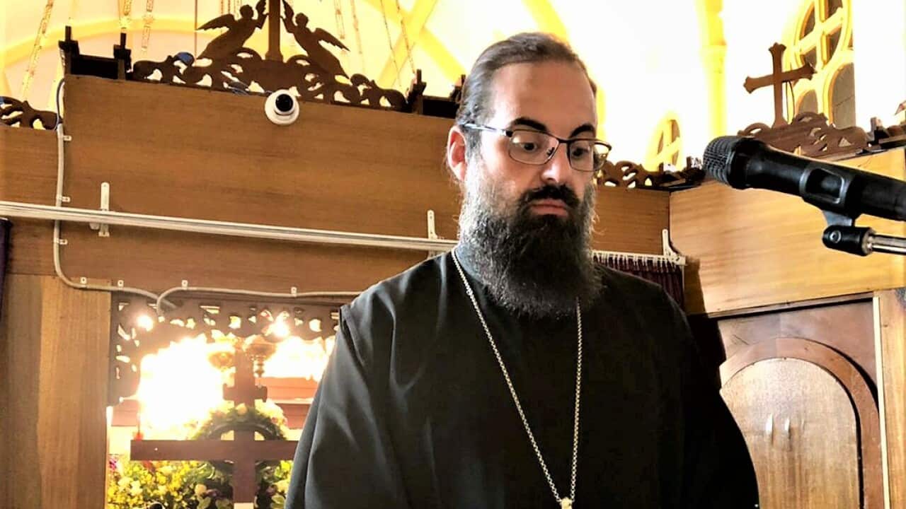 The Chairperson of St Basil's Homes for the Aged (Victoria), Father Evmenios Vasilopoulos.