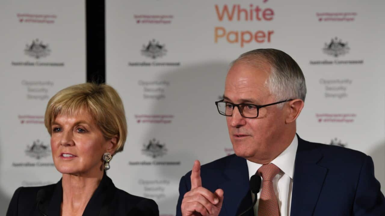 Julie Bishop and Malcolm Turnbull
