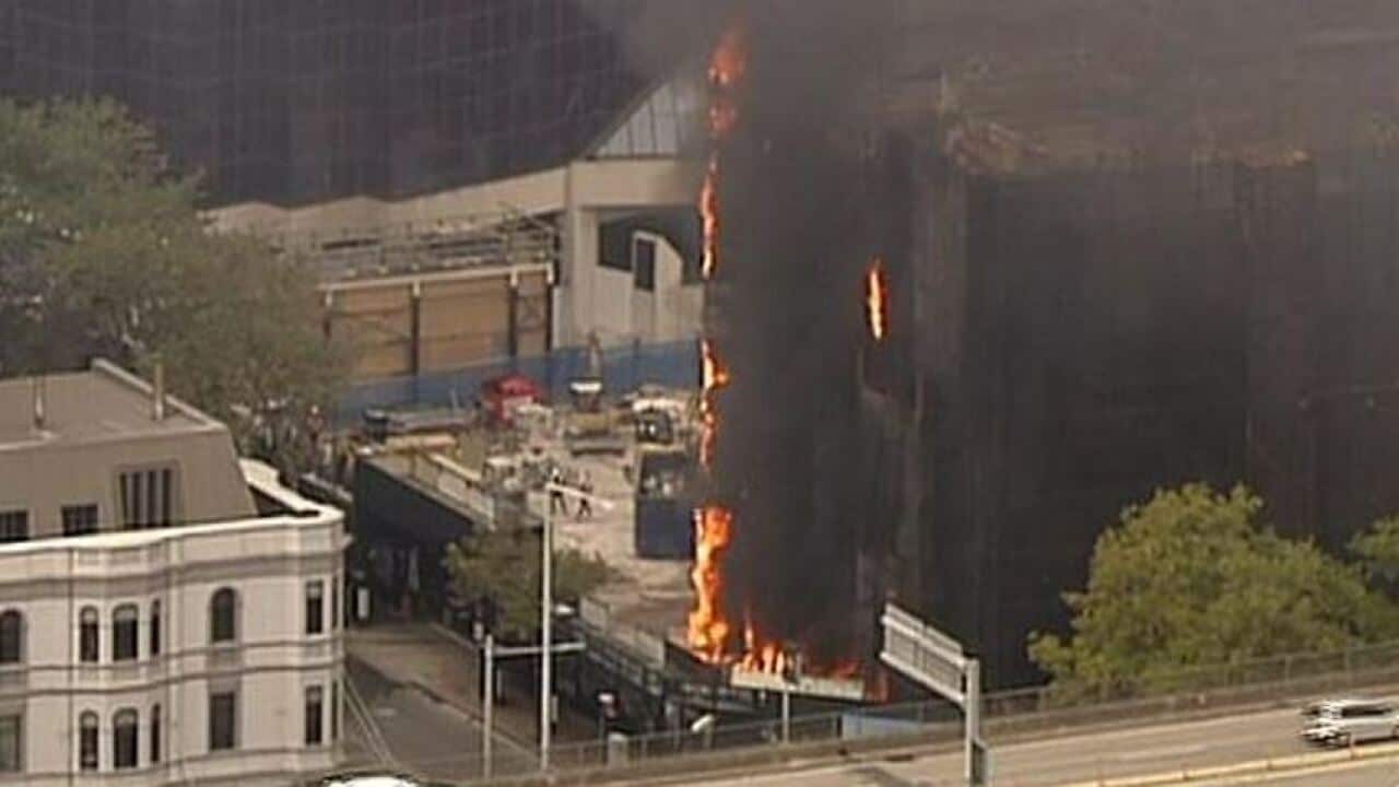 Sydney's Circular Quay Fire