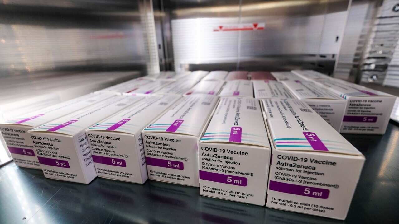 AstraZeneca vaccine in storage in Palermo, Italy, where its use has been halted