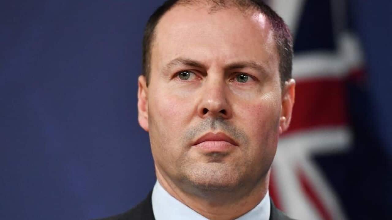 Minister for Energy Josh Frydenberg at a press conference