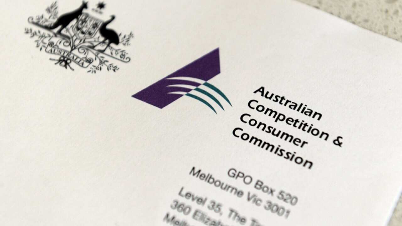An Australian Competition and Consumer Commission (ACCC) letterhead