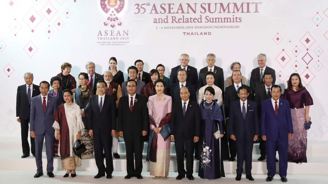 Leaders at the ASEAN summit in Bangkok