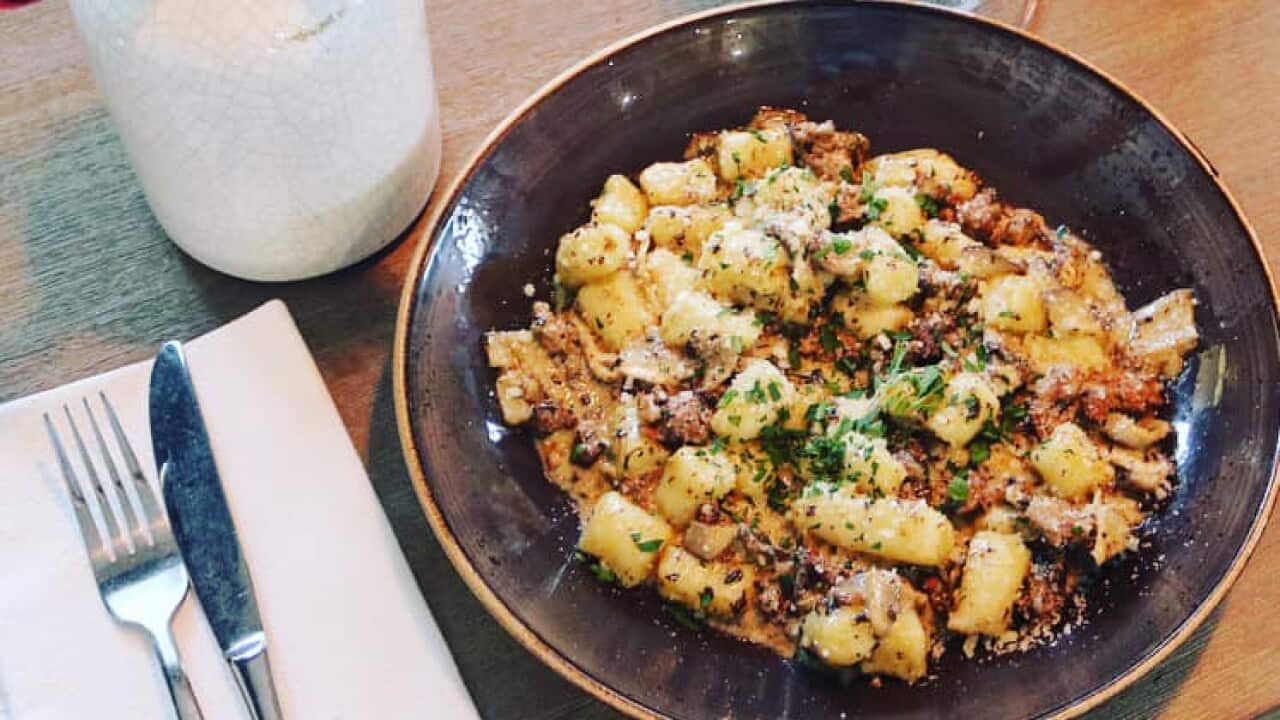 Gnocchi alla norcina, Carboni's Ballarat (VIC)