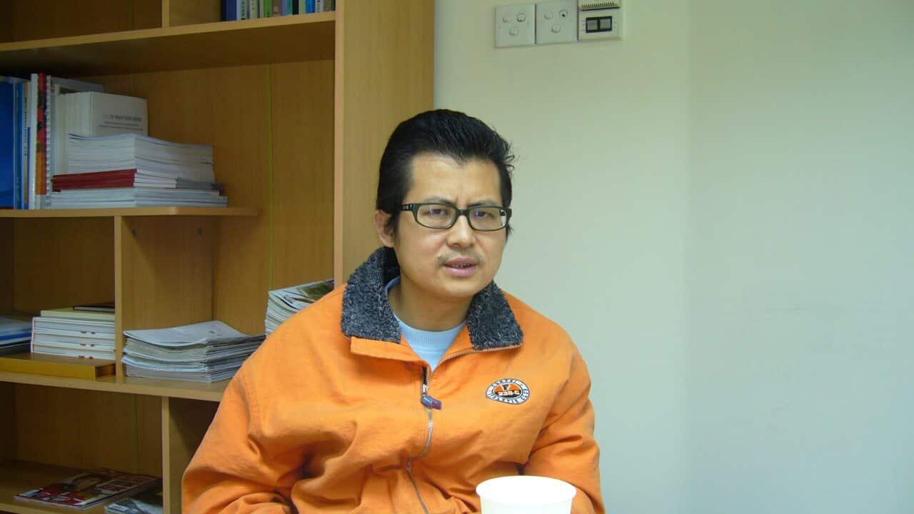A 2006 file photo of Yang Maodong, better known as Guo Feixiong.