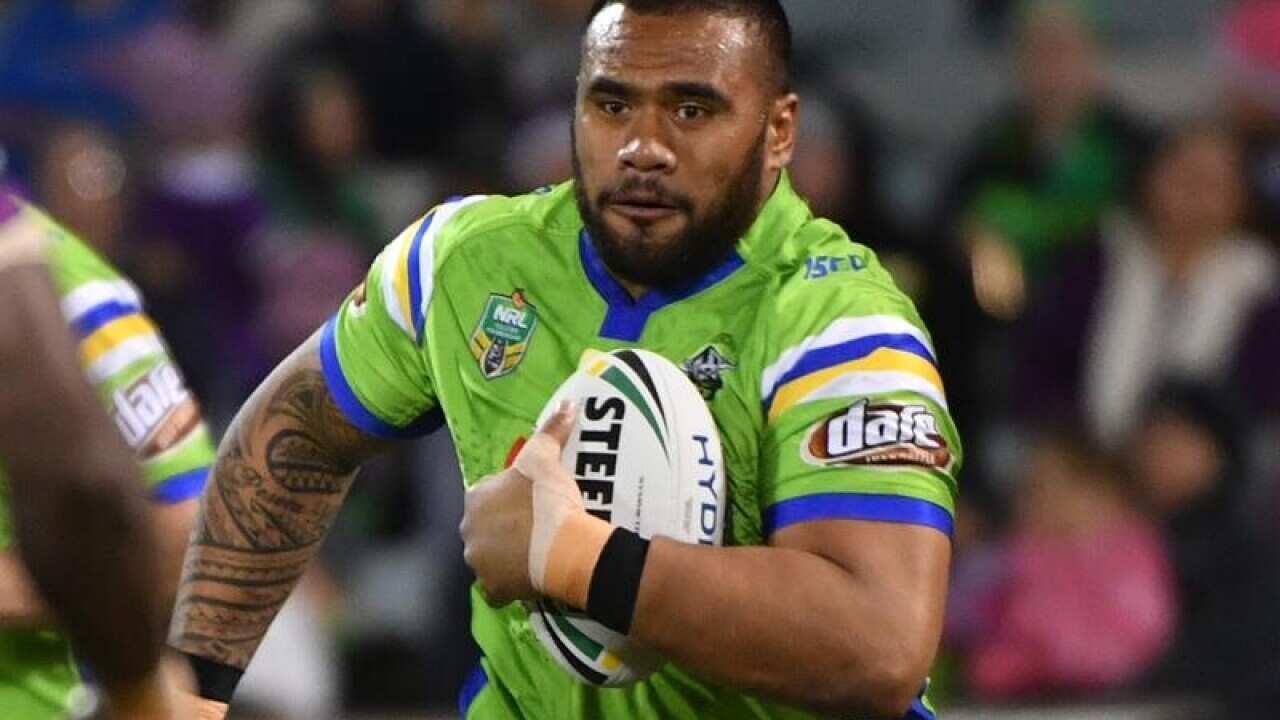Canberra Raiders front rower Junior Paulo