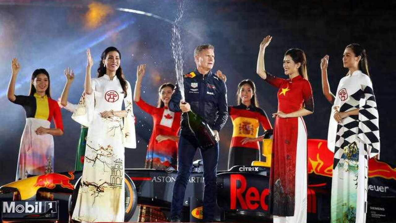Former British Formula One driver David Coulthard