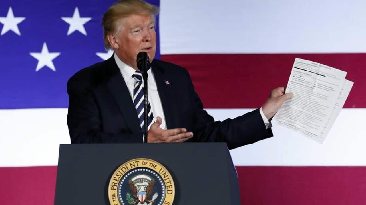 A file image of Donald Trump