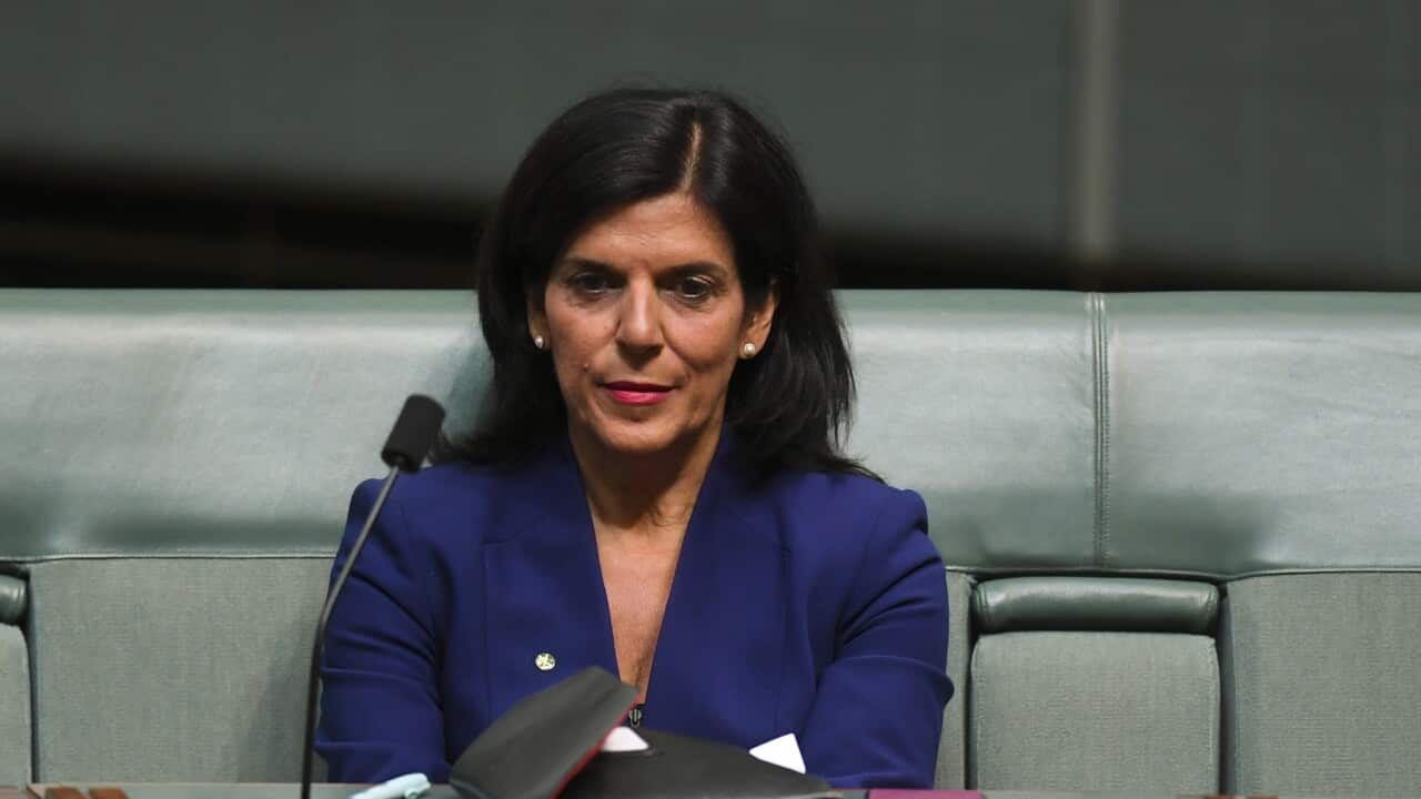 Former MP Julia Banks during Question Time at Parliament House in Canberra.