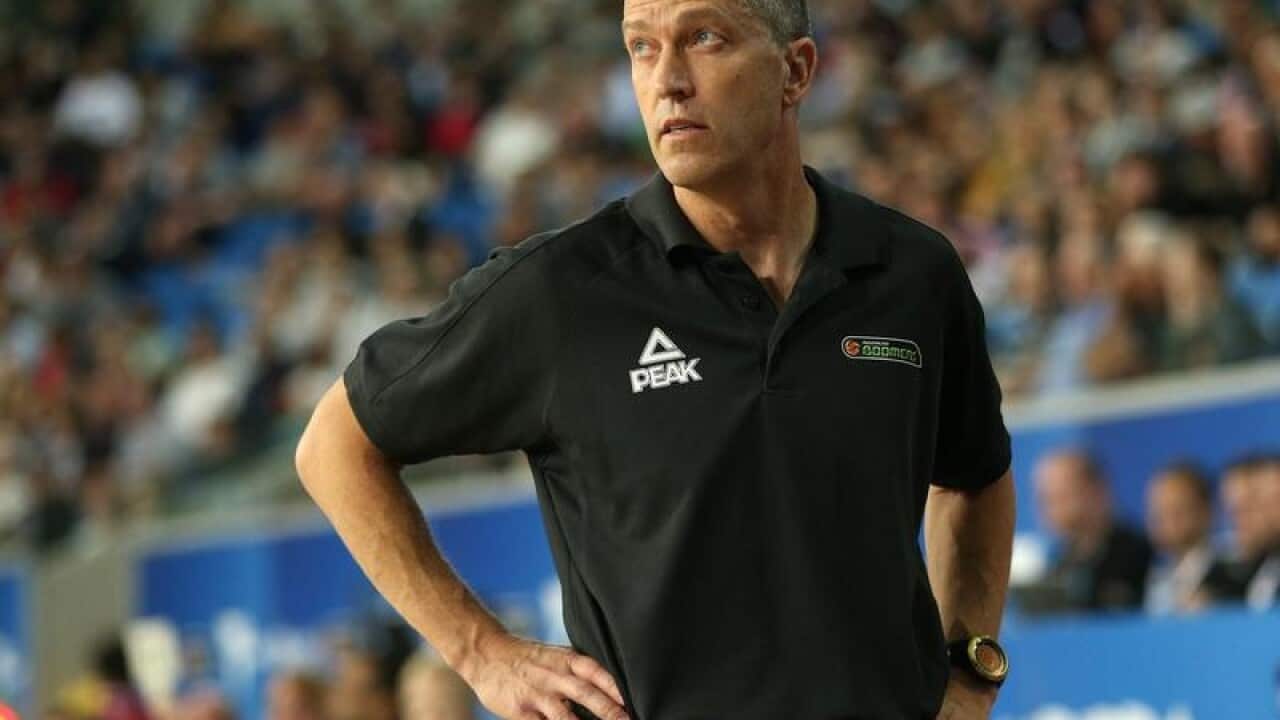 Andrej Lemanis coach of Australia.