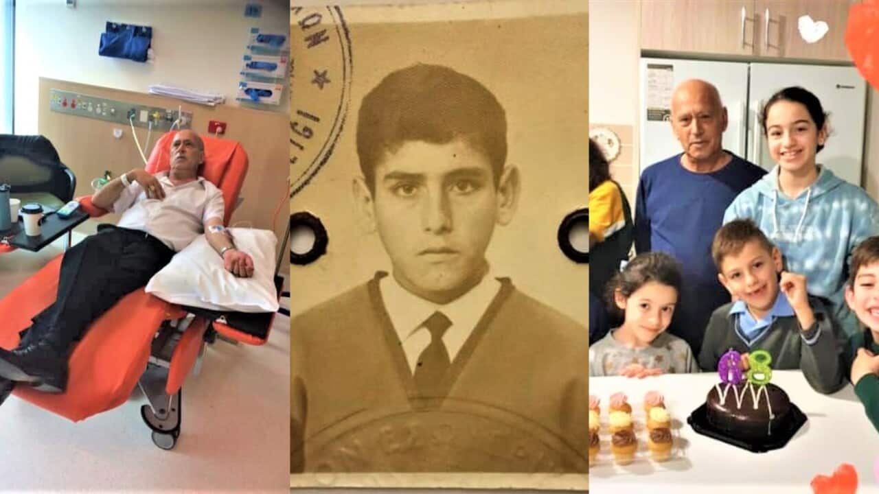 'I am in God's hands now': Cypriot Australian Costa Socratous' optimistic battle with cancer.