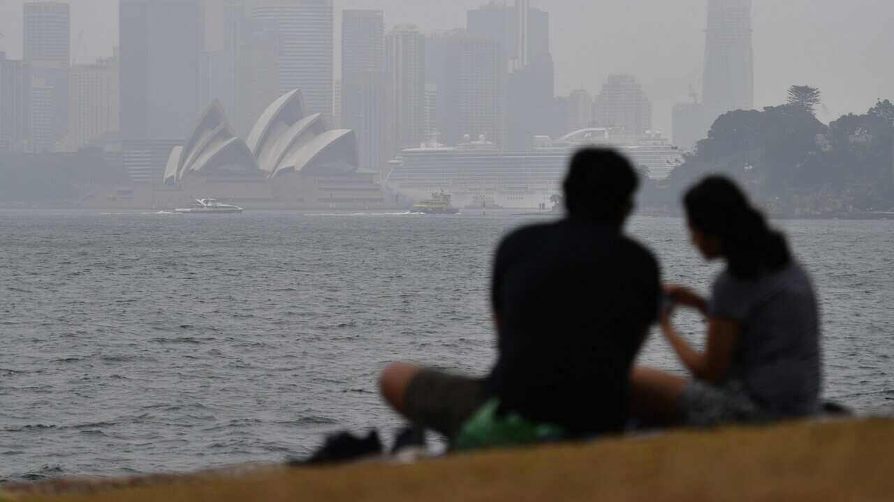 Hazy images like this have been putting tourists off visiting Australia