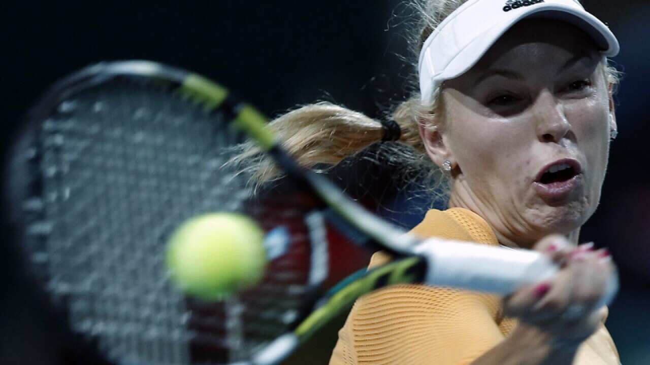 Caroline Wozniacki of Denmark