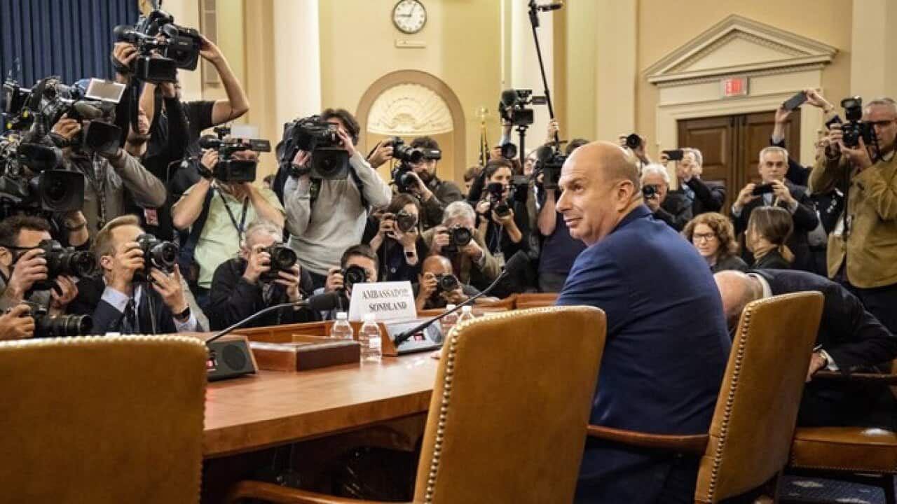 Sondland, Defiant, Says He Followed Trump’s Orders to Pressure Ukraine