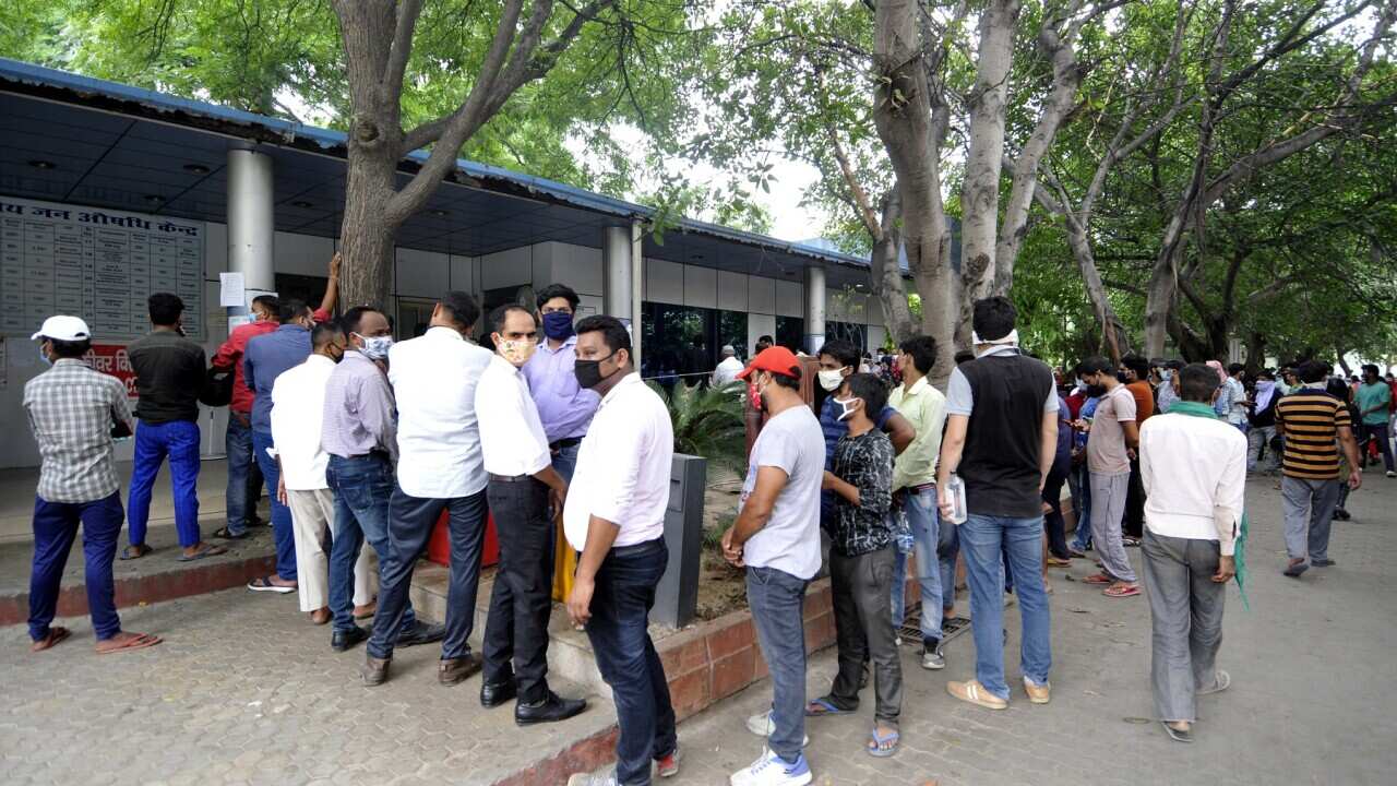 Medical Team Conducts COVID-19 Coronavirus Test