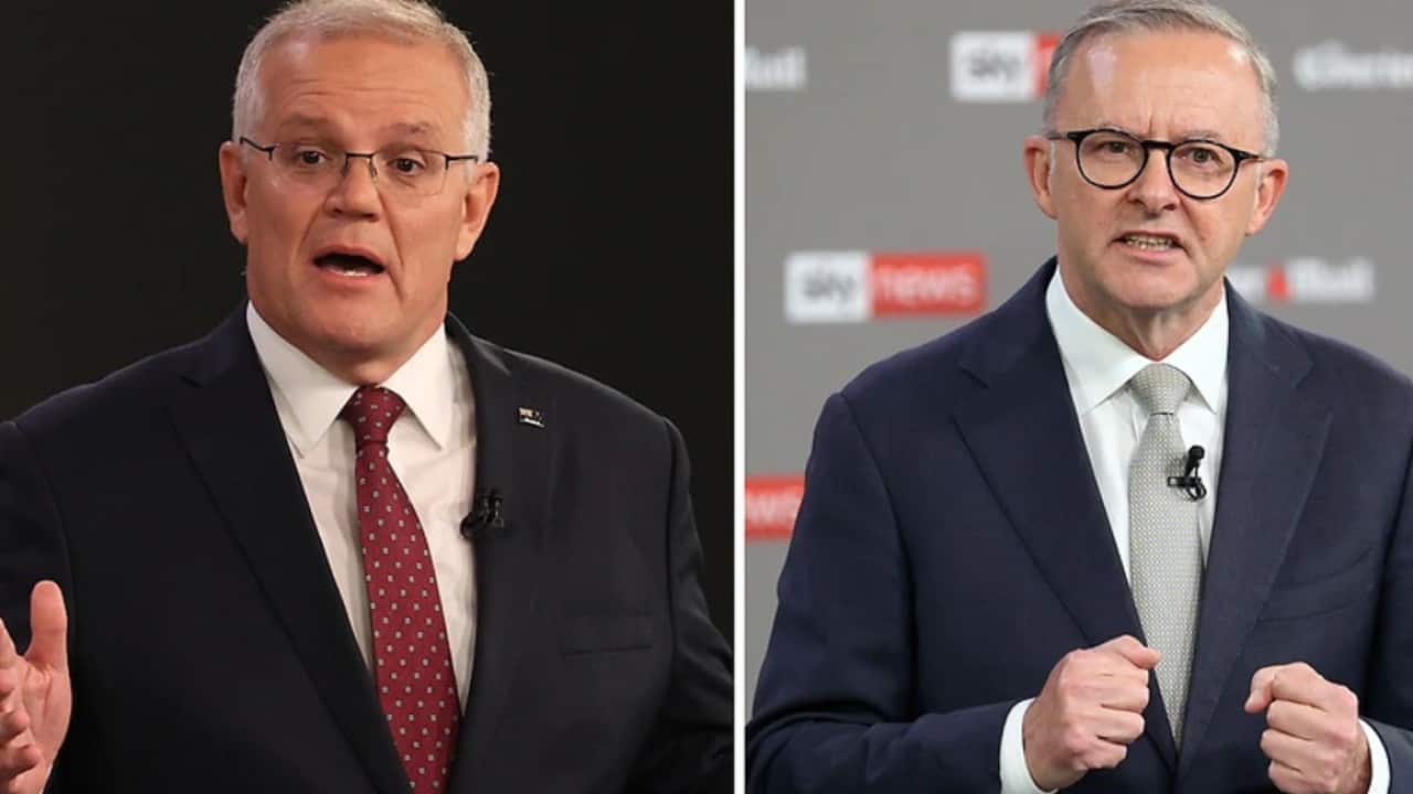 Scott Morrison and Anthony Albanese