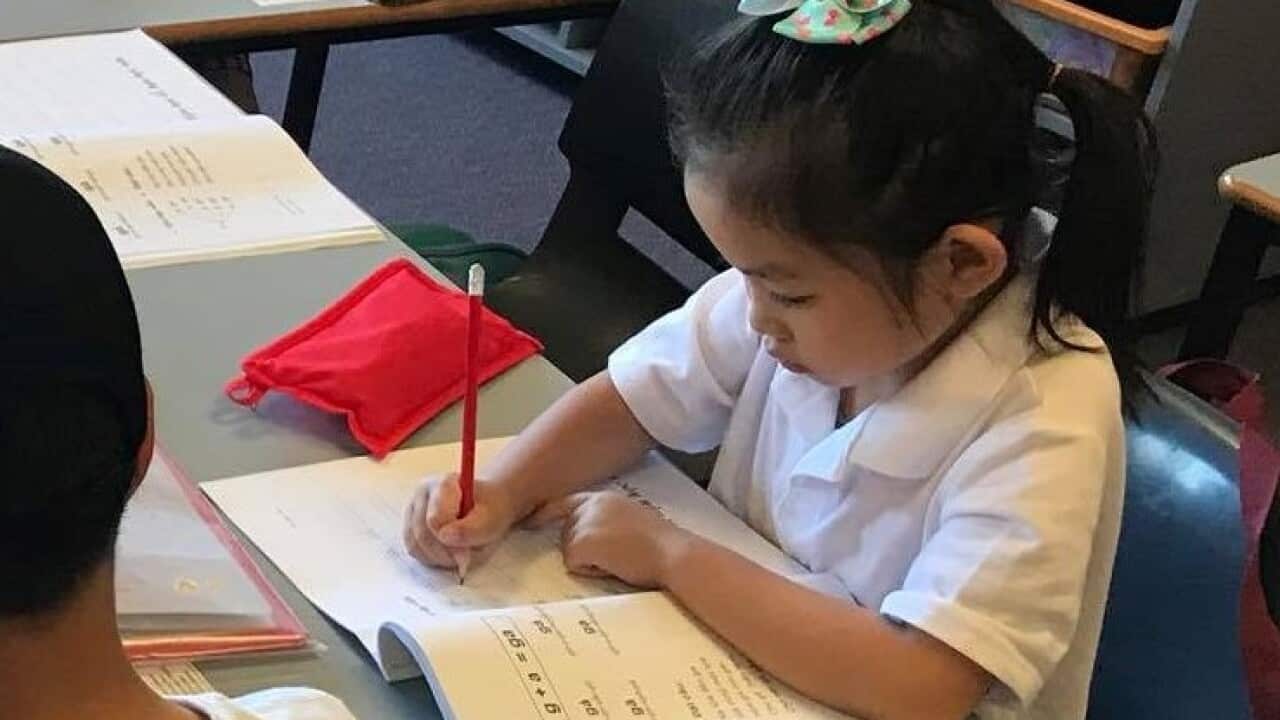 Học sinh lớp 1 ở Úc