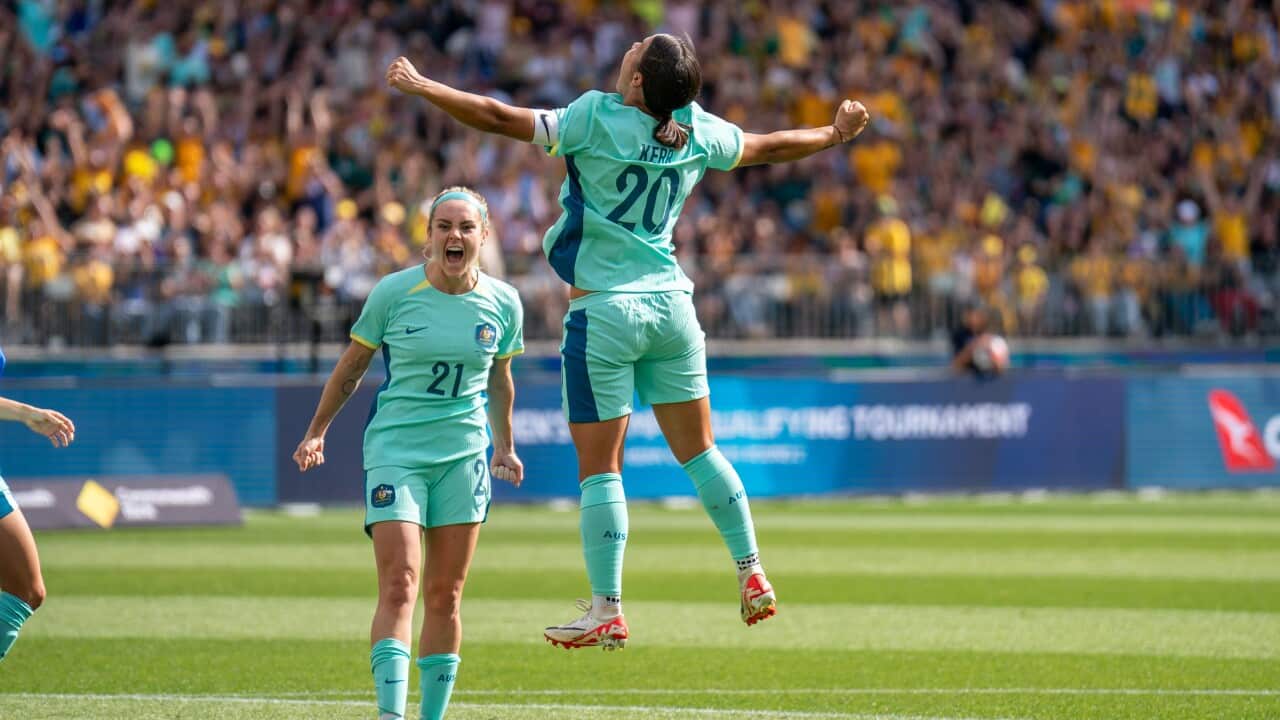 Sam Kerr and Caitlin Foord hat-tricks seal Matildas' dominant win at Olympic qualifier - Vimarsana News