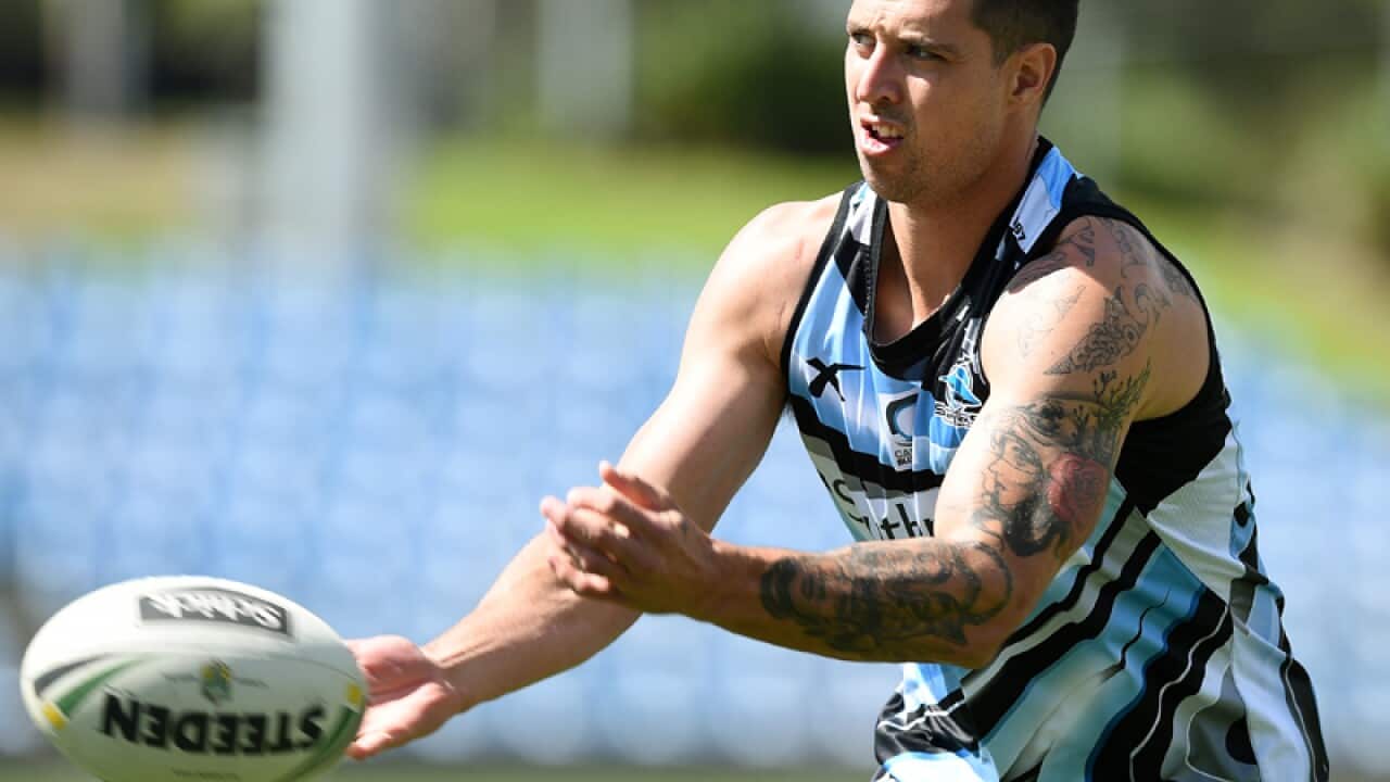 Cronulla Sharks fullback Gerard Beale