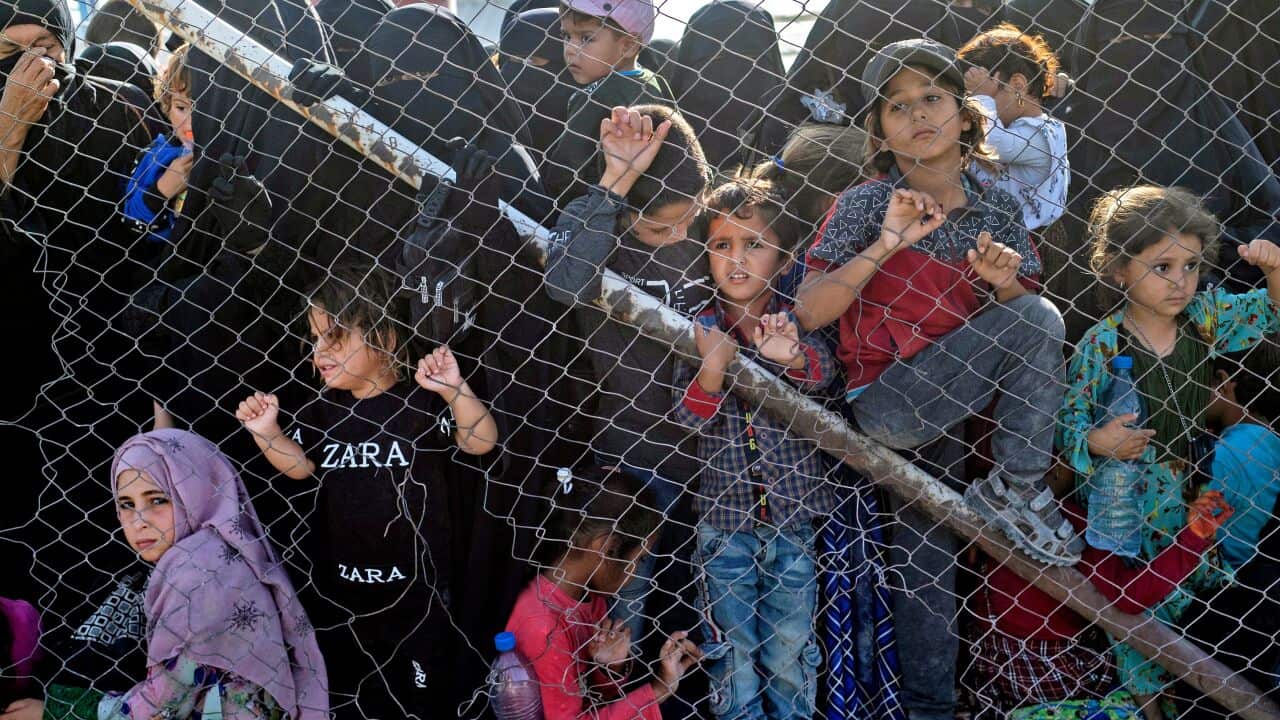 The al-Hol camp, which holds relatives of suspected Islamic State (IS) group fighters