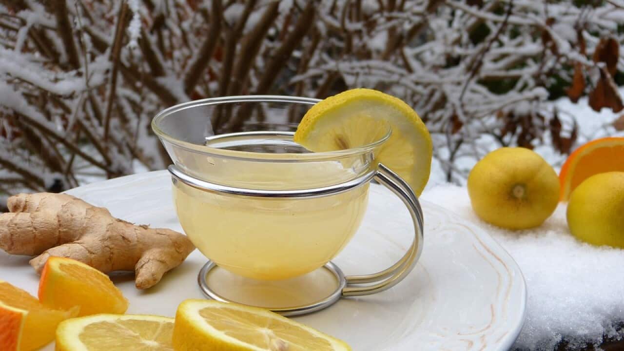 Ginger Hot Lemon Tea