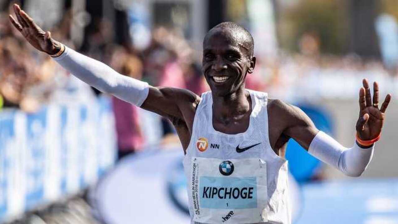 Eliud Kipchoge, 33 anni, ha vinto l'oro olimpico nel 2016