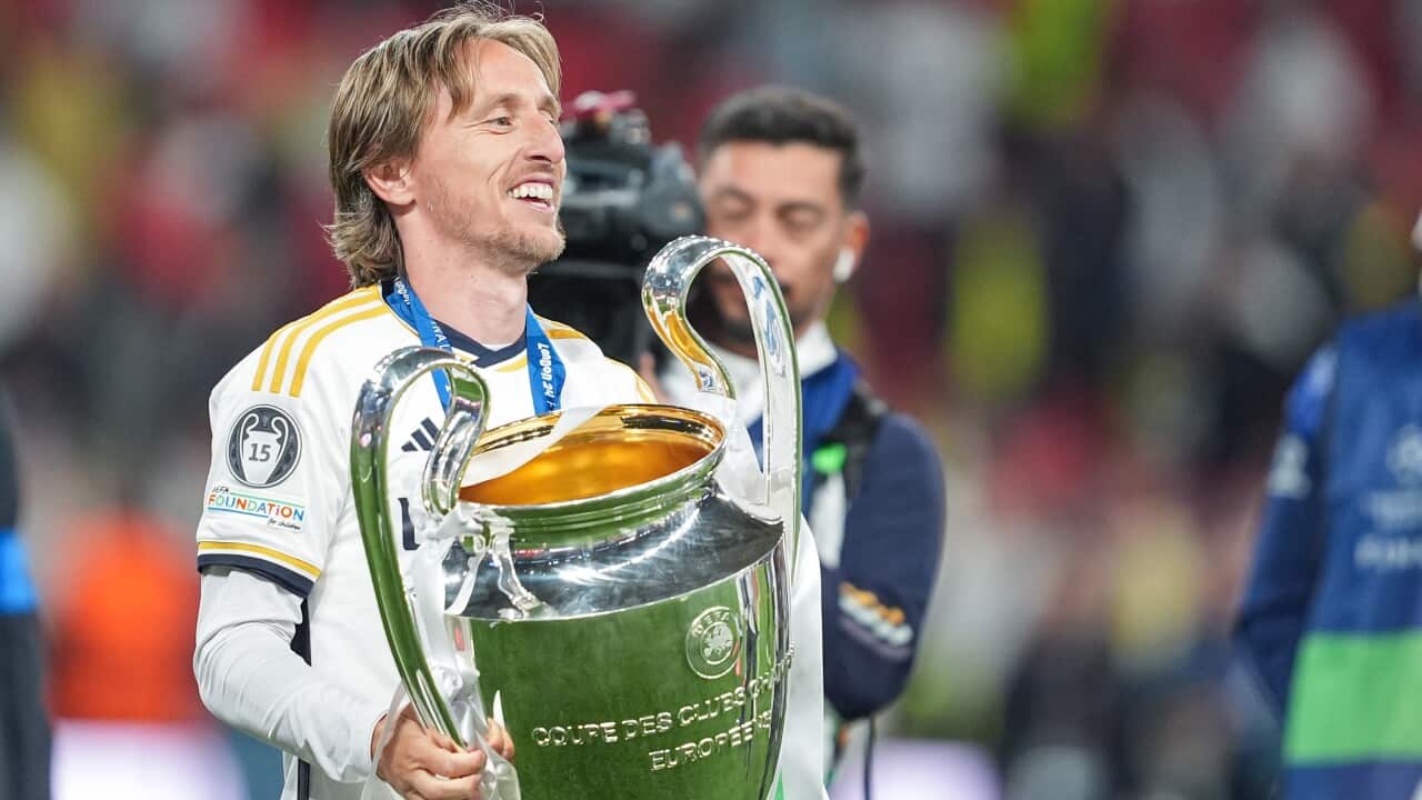 Luka Modric UEFA Champions League Final: Dortmund - Real Madrid