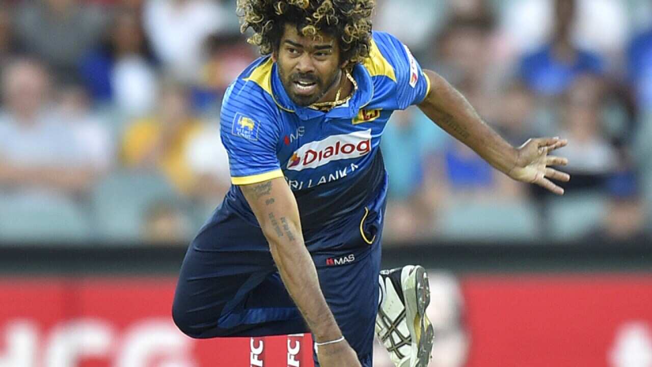 Lasith Malinga of Sri Lanka