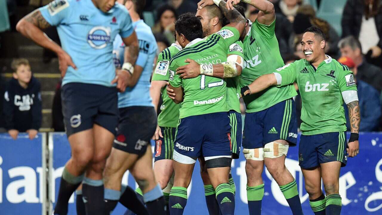 Highlanders players celebrate