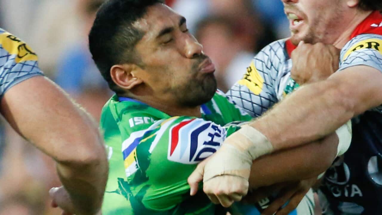 Canberra Raiders forward Sia Soliola