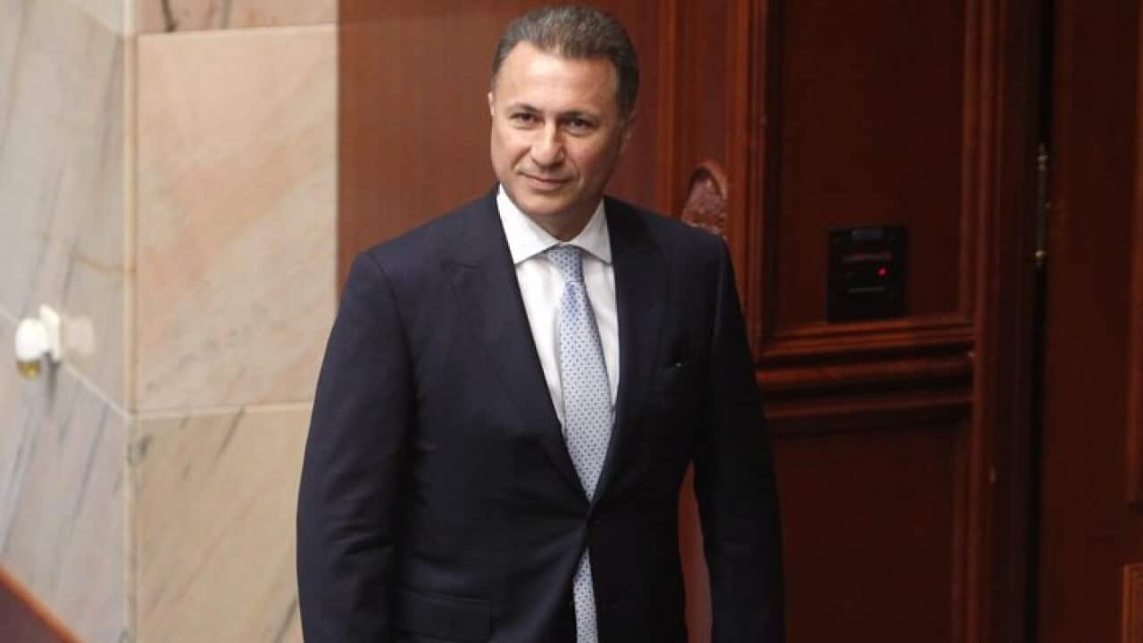 Protest in support of Nikola Gruevski