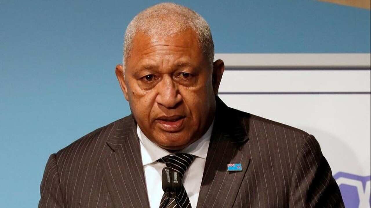 Fiji PM Frank Bainimarama.