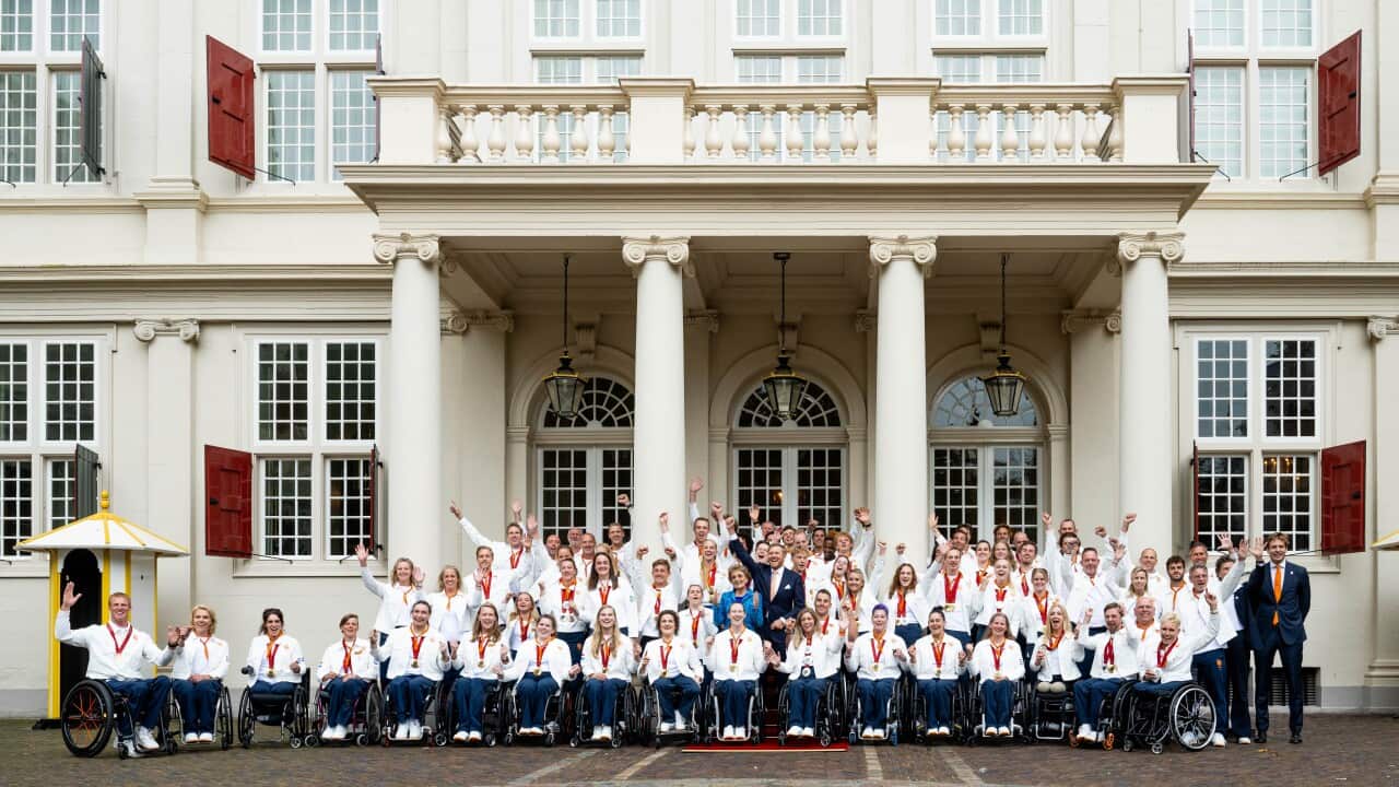 King Willem-Alexander and Princess Margriet receive Paralympics 2024 Paris Winners