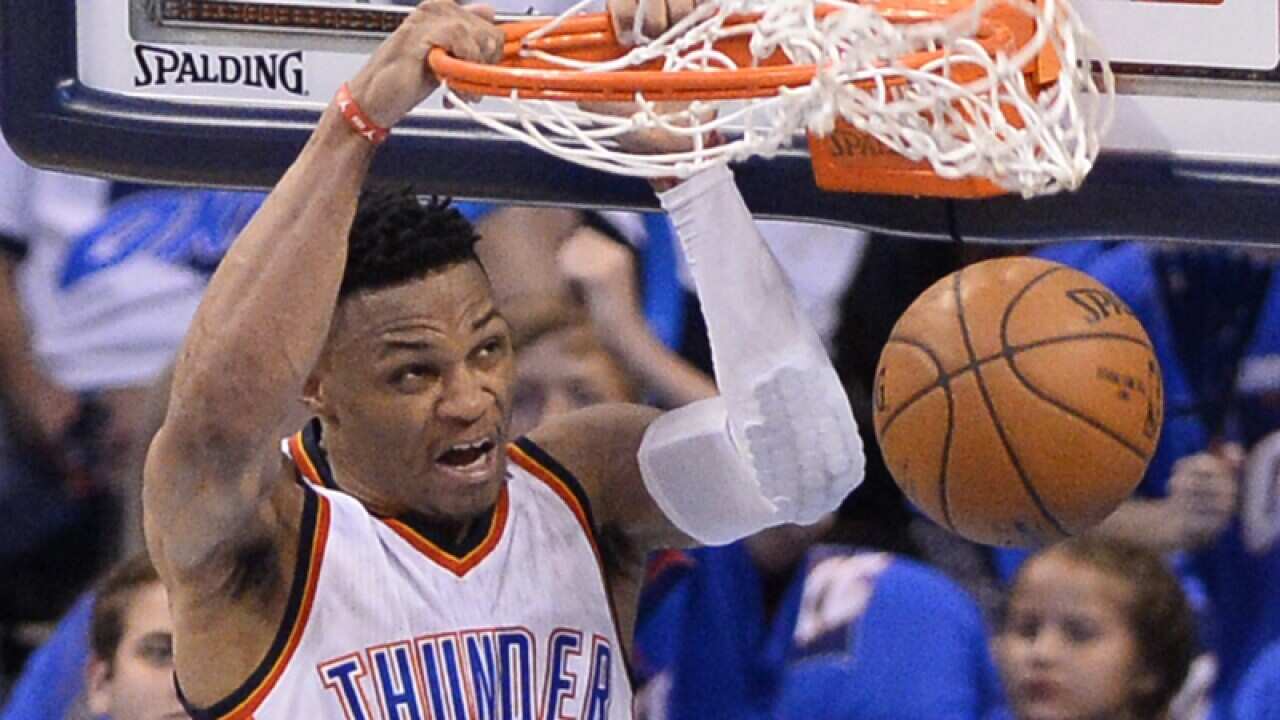 Oklahoma City Thunder player Russell Westbrook