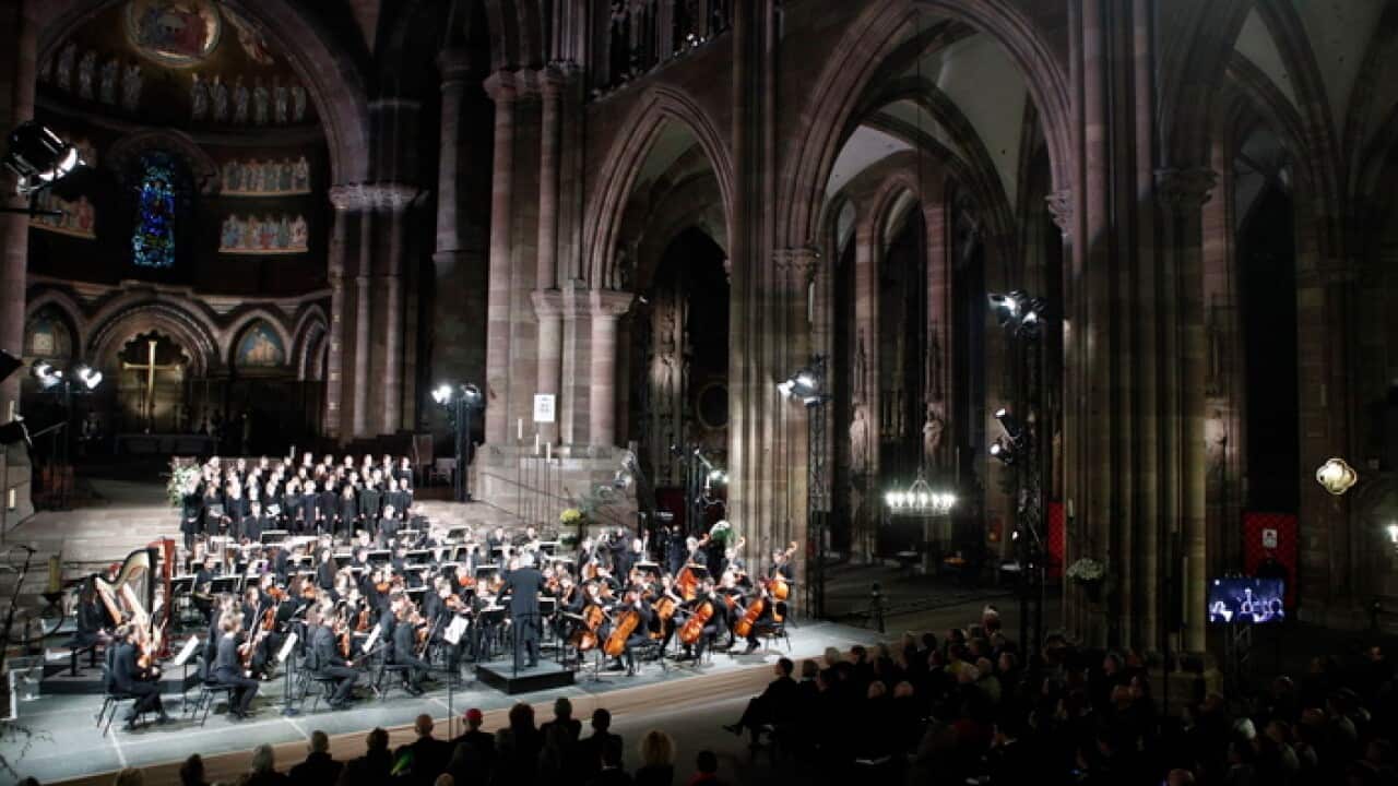 Concert in France marks the start of remembrance ceremonies